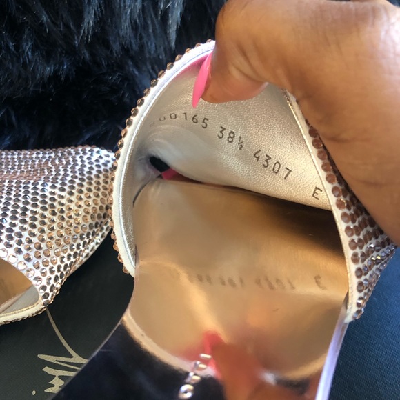 Giuseppe crystal Slides (38.5) - Picture 3 of 7